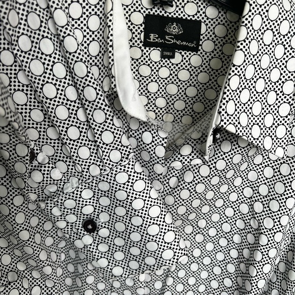 ❤️ Ben Sherman women’s dress shirt in B&W - Picture 4 of 4